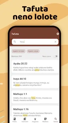 Biblia na Sauti android App screenshot 2